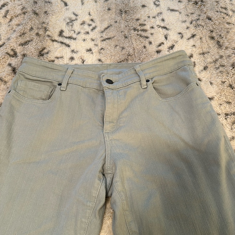 Mint colored LL Bean jeans Favorite Fit